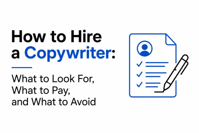 How to Hire a Copywriter: What to Look For, What to Pay, and What to Avoid